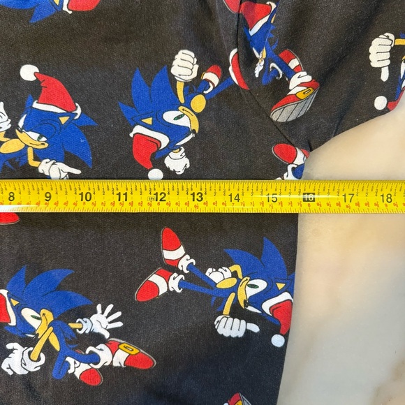 Sonic the Hedgehog charcoal Hoodie Sweater size 6/7 - Picture 4 of 6